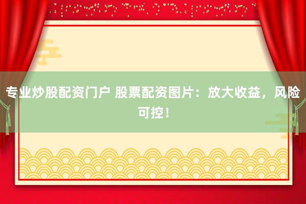 专业炒股配资门户 股票配资图片：放大收益，风险可控！